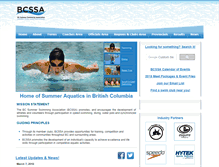 Tablet Screenshot of bcsummerswimming.com